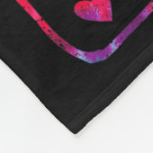 The Lovers Tarot Card Gothic Occult Kissing Skelet Fleece Deken (Hoek)