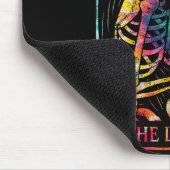 The Lovers Tarot Card Gothic Occult Kissing Skelet Muismat (Hoek)