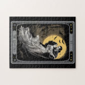 The Lovers Tarot Card – Gothic Vampire Dracula and Legpuzzel (Horizontaal)