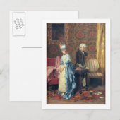 The Lovers' Tiff, 1872 (olie op het paneel) Briefkaart (Voorkant / Achterkant)