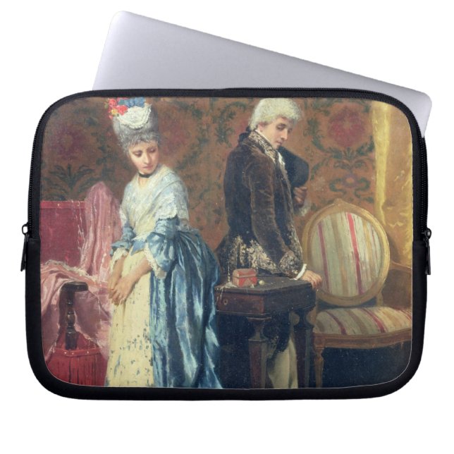 The Lovers' Tiff, 1872 (olie op het paneel) Laptop Sleeve (Voorkant)