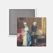 The Lovers' Tiff, 1872 (olie op het paneel) Magneet (Voorkant / Achterkant)