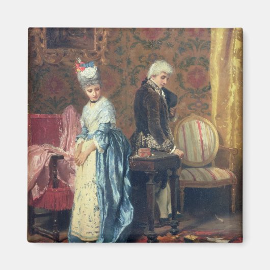 The Lovers' Tiff, 1872 (olie op het paneel) Magneet (Voorkant)