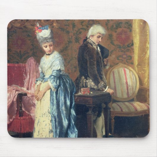 The Lovers' Tiff, 1872 (olie op het paneel) Muismat (Voorkant)