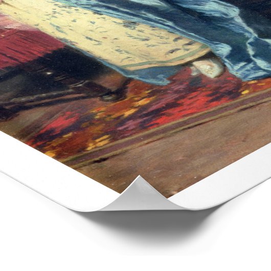 The Lovers' Tiff, 1872 (olie op het paneel) Poster (Hoek)