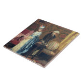 The Lovers' Tiff, 1872 (olie op het paneel) Tegeltje (Zijkant)