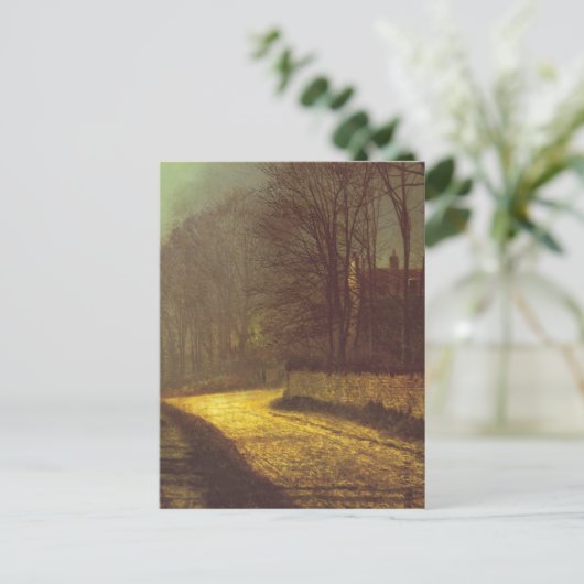 The Lovers van John Atkinson Grimshaw Briefkaart (Staand voorkant)