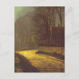 The Lovers van John Atkinson Grimshaw Briefkaart