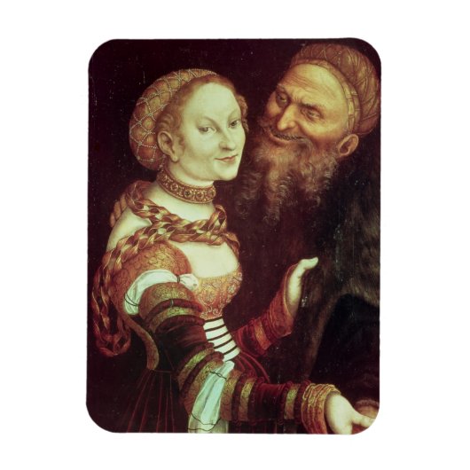 The Lovesick Old Man, 1553 (olie op het paneel) Magneet (Verticaal)