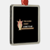 The Loving Christ Come To Me Metalen Ornament (Rechts)