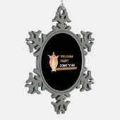 The Loving Christ Come To Me Tin Sneeuwvlok Ornament (Links)