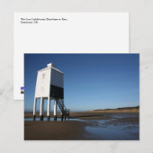 The Low Lighthouse, Burnham on Zee, Somerset, Vere Briefkaart (Voorkant / Achterkant)