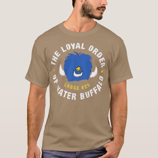 The Loyal Order of Water Buffalo Lodge 26 T-shirt (Voorkant)