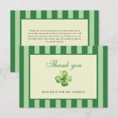 The Luckiest Bride Bridal Shower Bedankkaart (Voorkant / Achterkant)