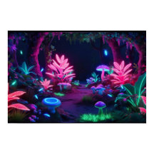 The Lumina Forest: Whispering Neon Lights