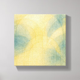 The Luminous Garden Pt4 Japandi Pale Gold Canvas Afdruk