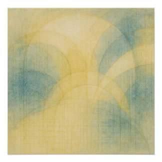 The Luminous Garden Pt4 Japandi Pale Gold Perfect Poster
