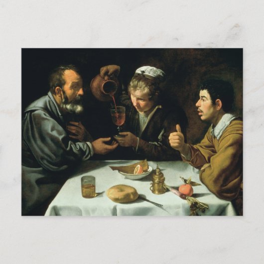 The Lunch, 1620 Briefkaart (Voorkant)