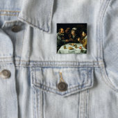 The Lunch, 1620 Vierkante Button 5,1 Cm (In situ)