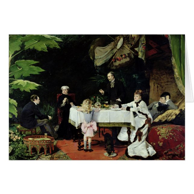 The Luncheon in the Conservatory, 1877 (Voorkant Horizontaal)