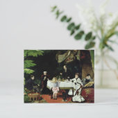 The Luncheon in the Conservatory, 1877 Briefkaart (Staand voorkant)