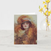 The Lure Of The Green Eyes - W.H. Barribal Kaart (Gele Bloem)