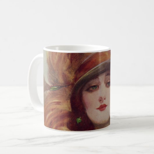 The Lure Of The Green Eyes - W.H. Barribal Koffiemok (Voorkant links)