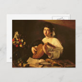 The Lute Player, c.1595 Briefkaart (Voorkant / Achterkant)