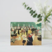 The Luxembourg Gardens, 1895 Briefkaart (Staand voorkant)