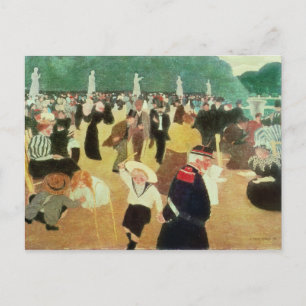 The Luxembourg Gardens, 1895 Briefkaart