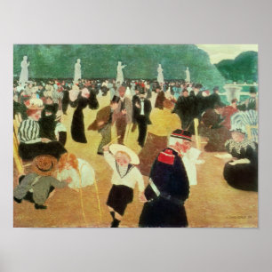 The Luxembourg Gardens, 1895 Poster