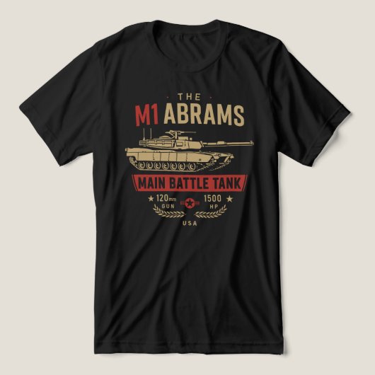 The M1 Abrams - Main Battle Tank (Design voorkant)