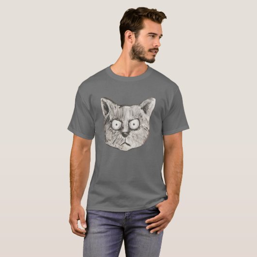 the mad cat t-shirt (Voorkant volledig)