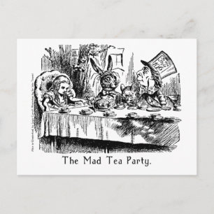 The Mad Tea Party Alice in Wonderland Card Briefkaart