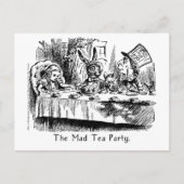 The Mad Tea Party Alice in Wonderland Card Briefkaart (Voorkant)