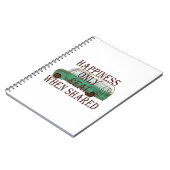 The Magic Bus: Happiness Only Real When Shared -  Notitieboek (Linkerzijde)