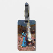 The Magic Circle John William WaterHouse Bagagelabel (Achterkant verticaal)