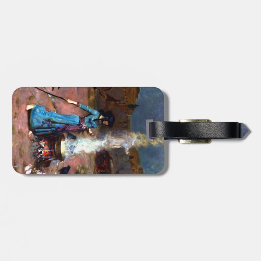 The Magic Circle John William WaterHouse Bagagelabel (Achterkant horizontaal)