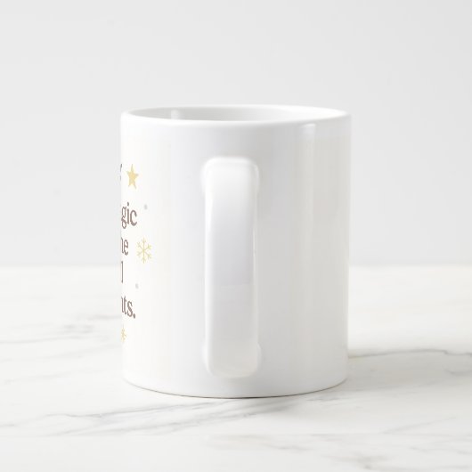 ✨ The Magic is in the Small Moments – Holiday Mug  Grote Koffiekop (Achterkant)