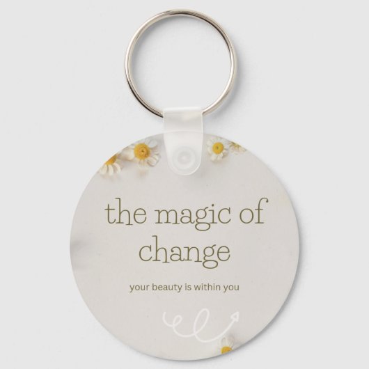 the magic of change , keychain (Achterkant)