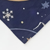 The Magical night before Christmas Fleece Deken (Hoek)