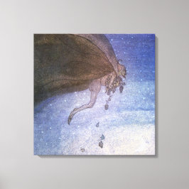 The Magicians Cape van John Bauer Canvas Afdruk