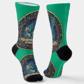 The Magiestial Get Ceirts Green Sokken (Gebogen)