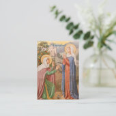 The Magnificat - Prayer Kaart (Flat) Visitekaartje (Staand voorkant)