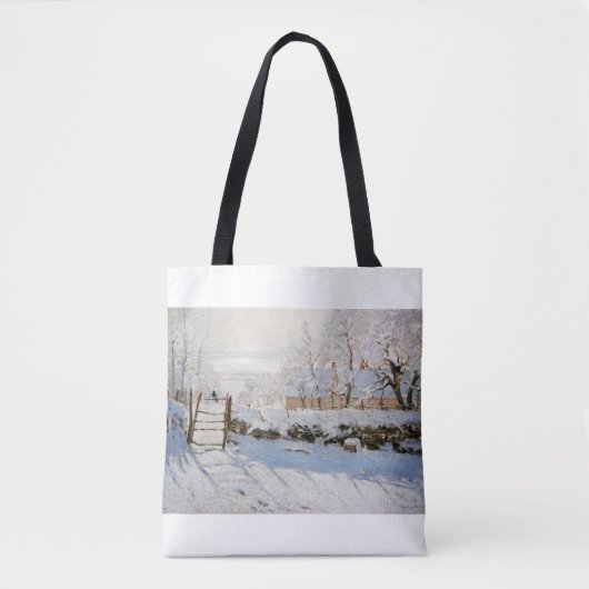 The Magpie by Claude Monet Tote Bag (Voorkant)