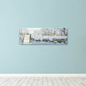 The Magpie – Claude Monet – Die Elster – La Pie Canvas Afdruk (Insitu (Houten vloer))