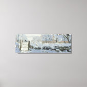 The Magpie – Claude Monet – Die Elster – La Pie Canvas Afdruk (Voorkant)