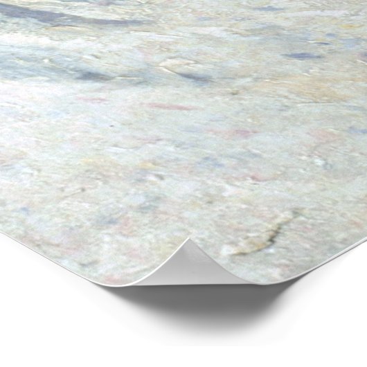 The Magpie - Claude Monet - Die Elster - La Pie Poster (Hoek)