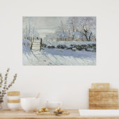 The Magpie - Claude Monet - Die Elster - La Pie Poster (Keuken)