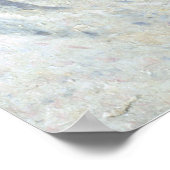 The Magpie - Claude Monet - Die Elster - La Pie Poster (Hoek)